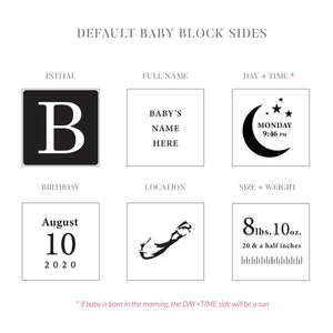 Custom Baby Block