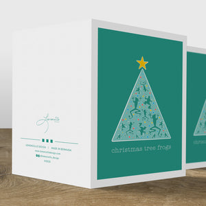 Christmas Tree Frog Card